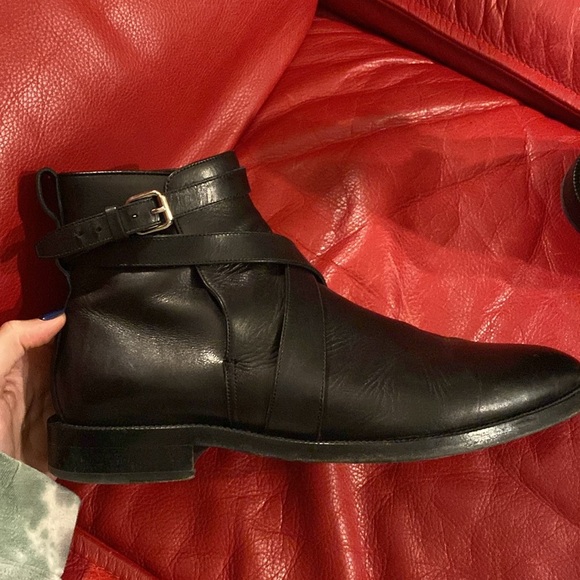 Burberry Boots with Wrap Around Buckles - Picture 4 of 9